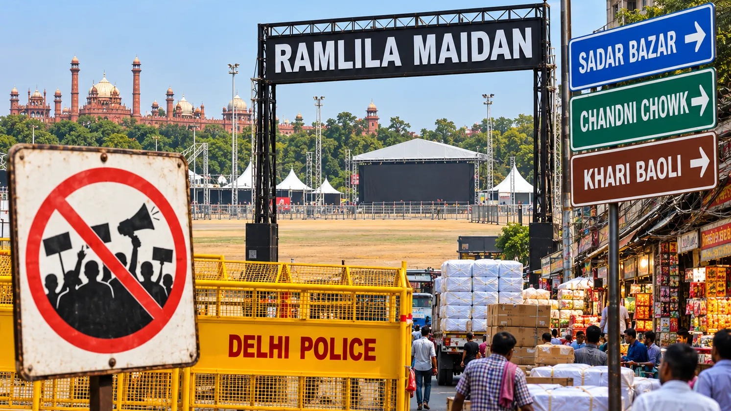 Delhi's Ramlila Maidan Protest Site Booked Solid for Most of Next Two Months