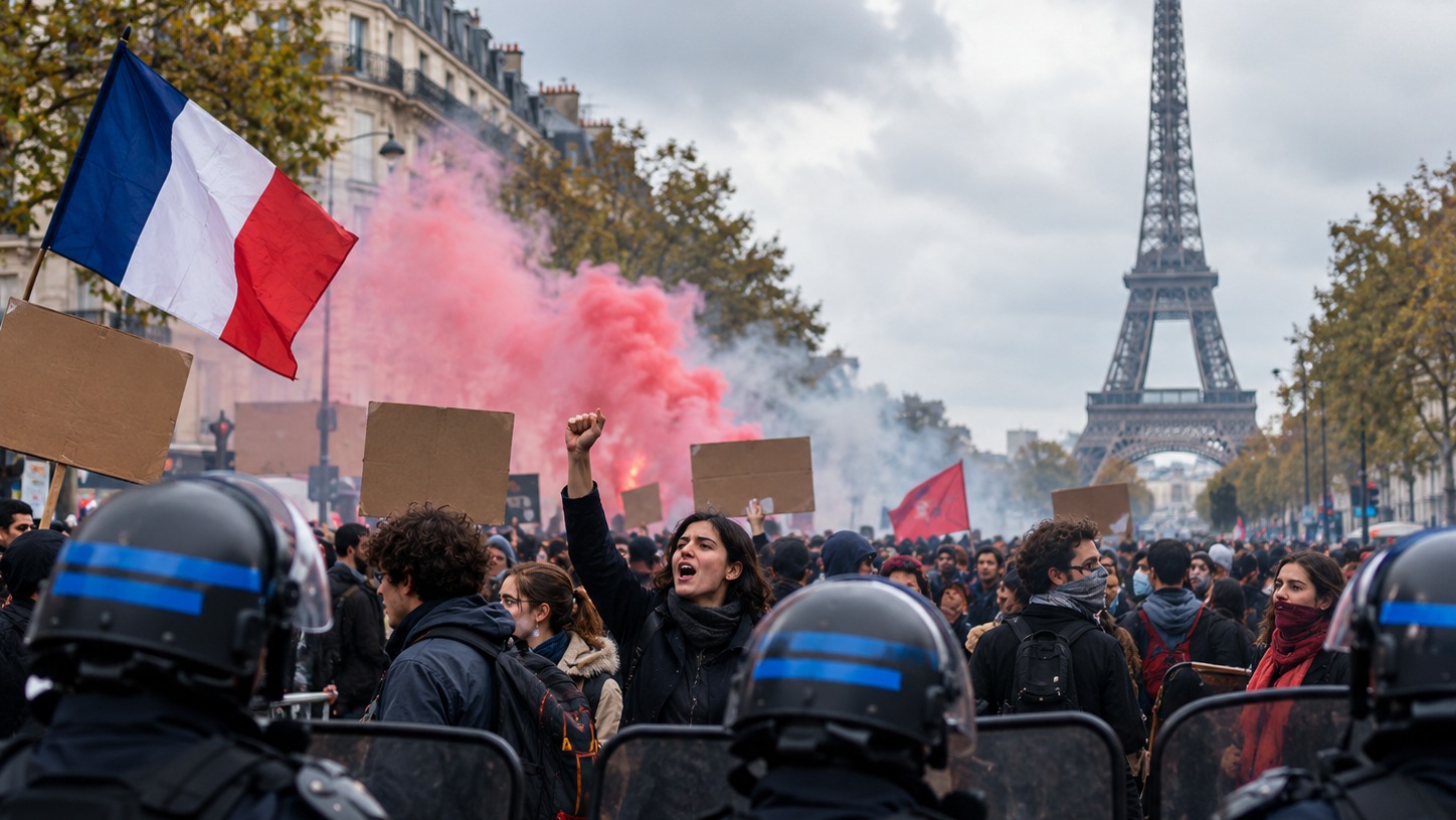 Tensions Rise in Paris as Nationwide Protests Against Education and Living Costs