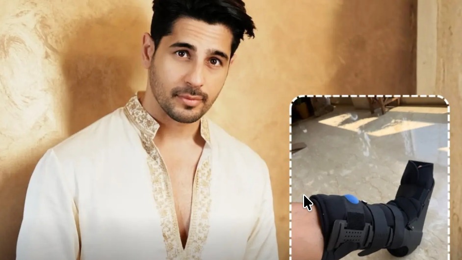 Bollywood Actor Sidharth Malhotra Fractures Leg, Shares Injury Photo on Instagram