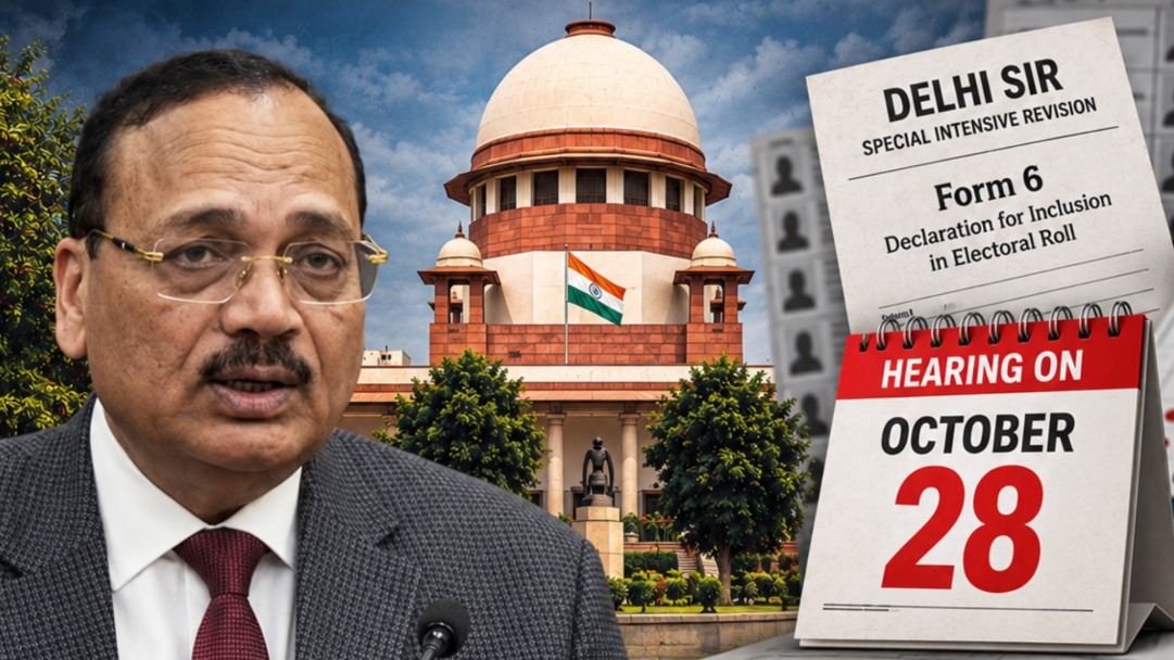 Supreme Court to Hear Plea on October 28 Over Delhi Voter Deletion Issue