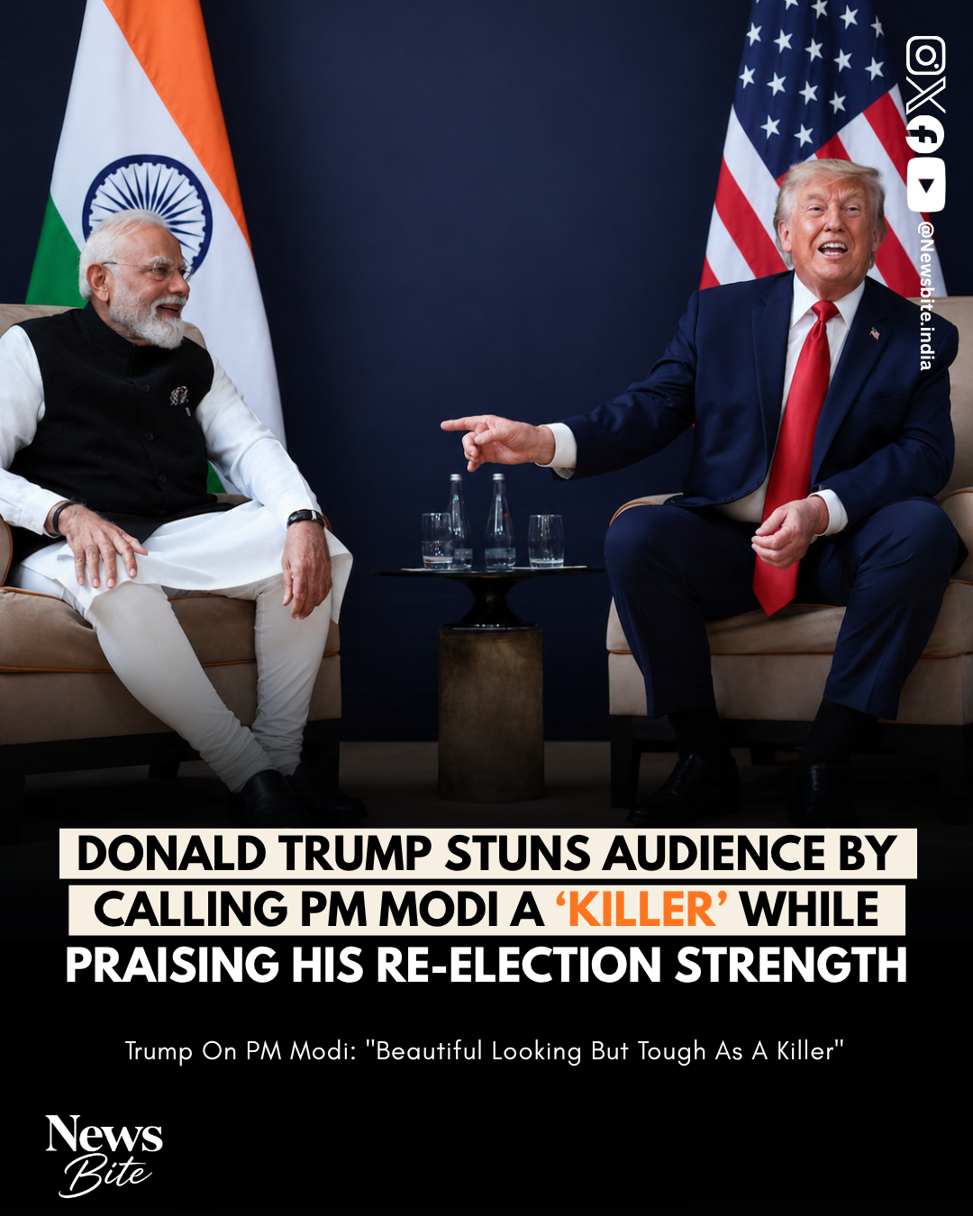 "HE IS A KILLER!" Trump's Shocking Statement On PM Modi! 🤯