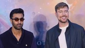 Ranbir Kapoor, MrBeast Promote Ramayana at Mumbai Event