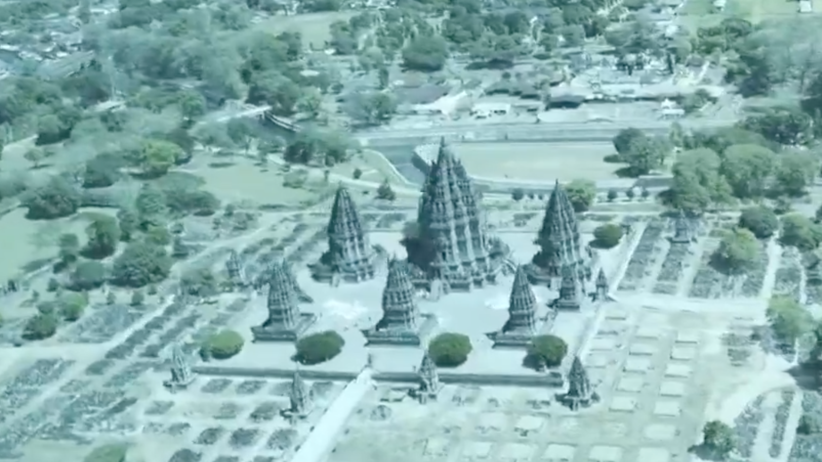 PM Modi shares aerial video of 1,000-year-old Prambanan Temple