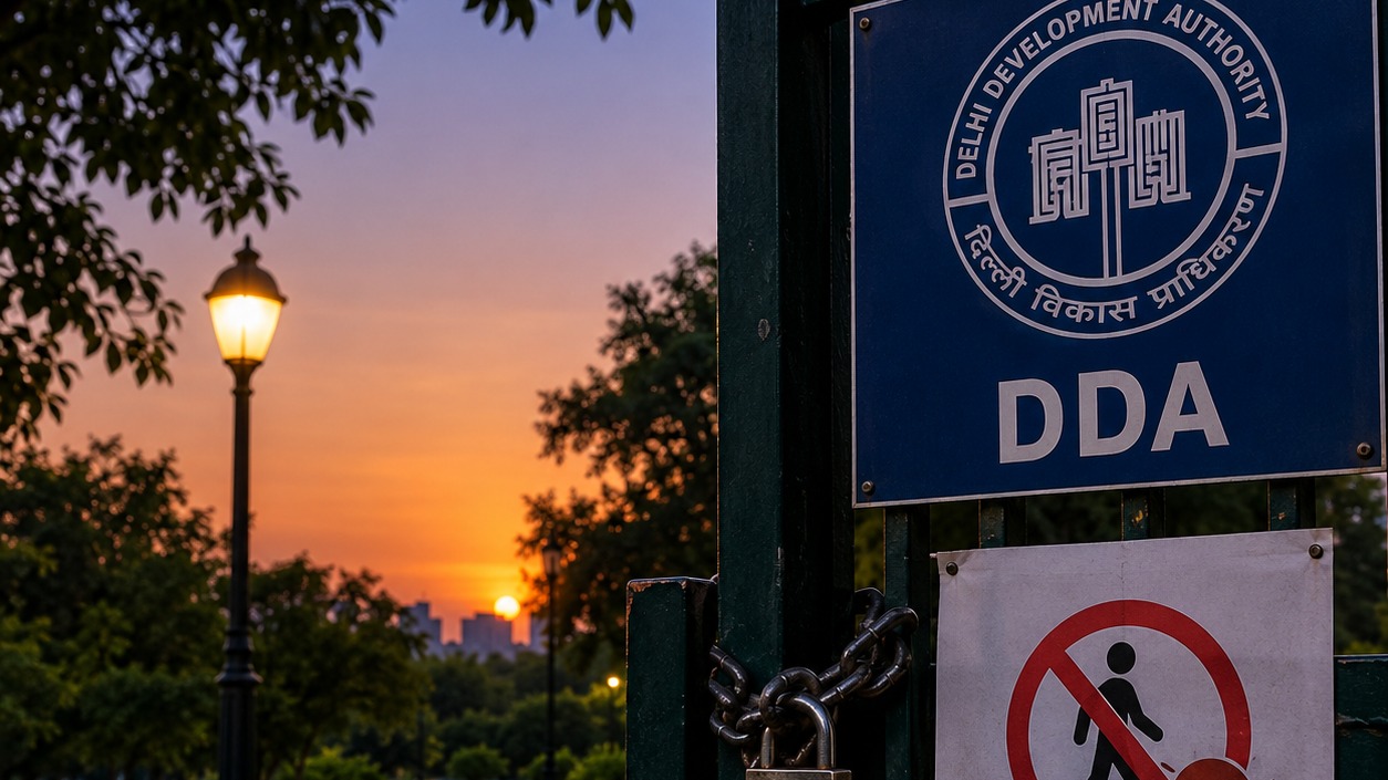 Delhi Development Authority Restricts Park Access After Sunset Amid Safety Concerns