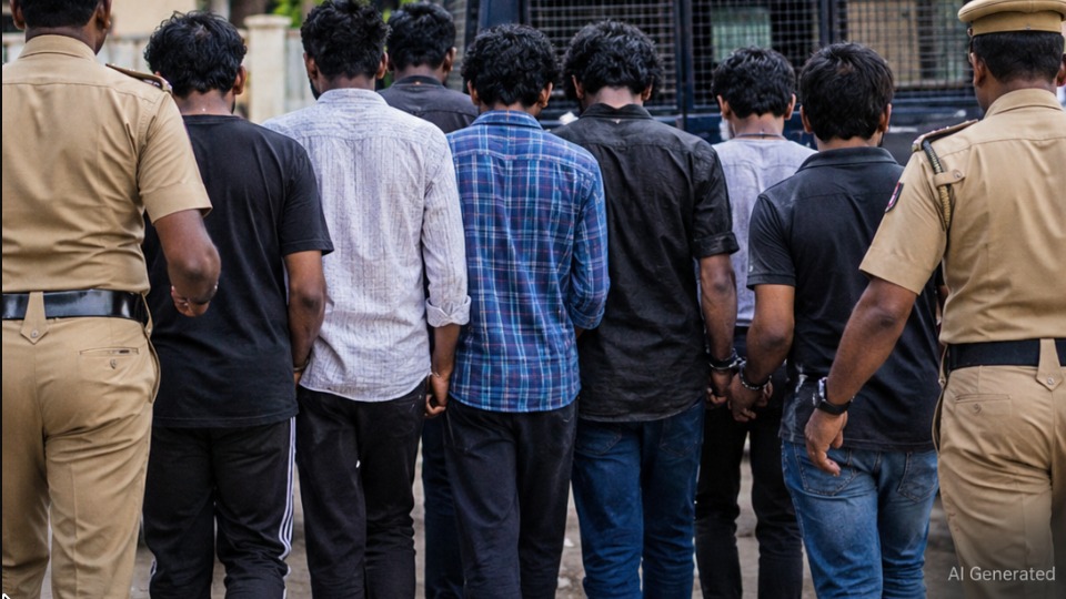 Coimbatore Police Arrest Eight People In Multiple Incidents On Sunday