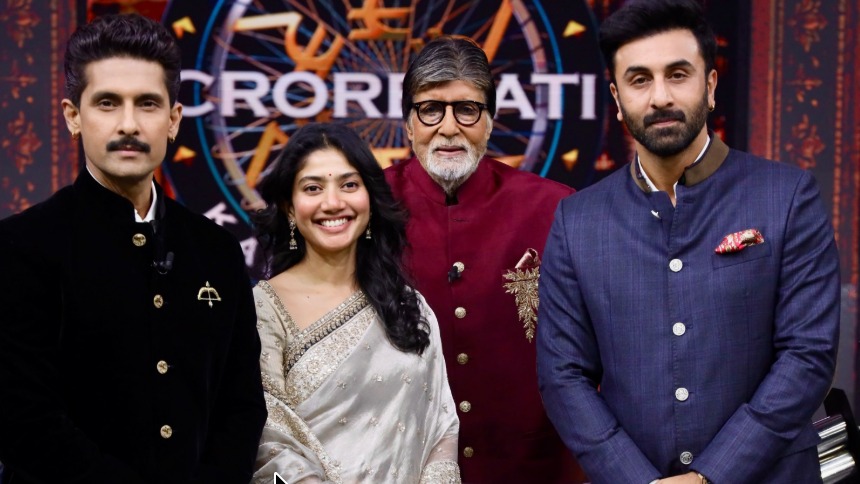 Ramayana Stars Ranbir Kapoor And Sai Pallavi Visit Kaun Banega Crorepati