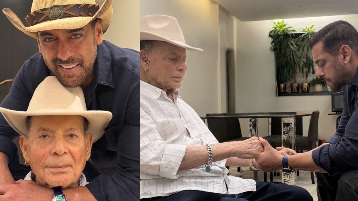 Salman Khan Shares Heartfelt Photos with Father Salim Khan on Instagram