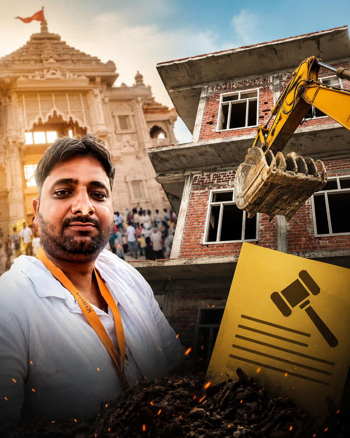 Ram Mandir Scam Accused Lavkush Mishra’s House Faces Demolition Notice
