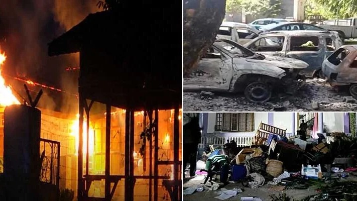 Protesters set fire to NHPC office and police station in Arunachal Pradesh
