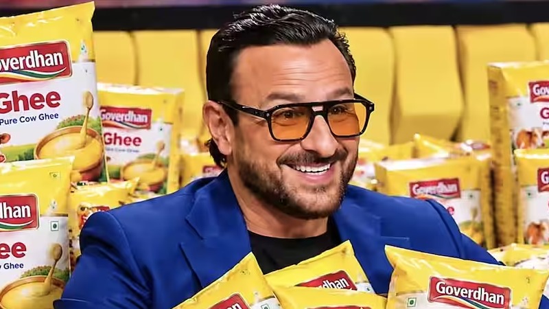 Saif Ali Khan Stars in Hilarious Gowardhan Ghee Advertisement